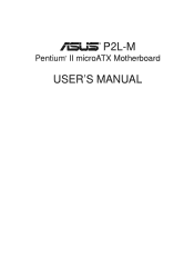 Asus P2L-M P2L-M User Manual