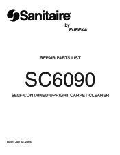 Electrolux SC6090 Parts List