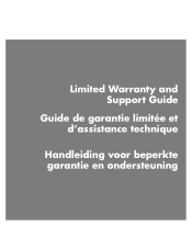 HP m9510f Limited Warranty and Support Guide