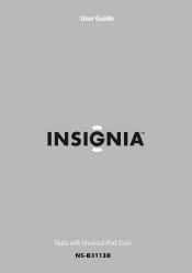 Insignia NS-B3113B User Manual (English)