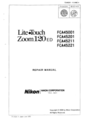 Nikon 120ED Repair Manual