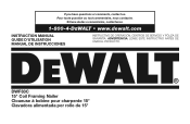 Dewalt DWF83C Instruction Manual