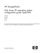 HP XP1024 HP StorageWorks Disk Array XP operating system configuration guide OpenVMS (A5951-96134, December 2005)