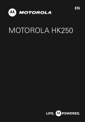 Motorola HK250 HK250 User Guide