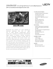Samsung UN40B6000VFXZA Brochure