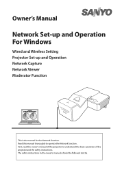 Sanyo PLC-XL51 Owner's Manual Network Windows