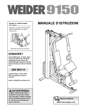 Weider 9150 Italian Manual