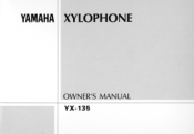 Yamaha YX-135 YX-135 Owners Manual