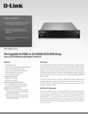D-Link DSN-6410 DSN-6110 Datasheet