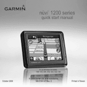 Garmin nuvi 1260T Quick Start Manual
