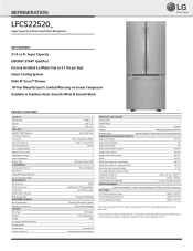 LG LFCS22520B Owners Manual - English