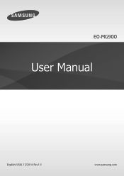 Samsung EO-MG900 User Manual