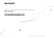 Sharp MX-2310U Quick Start Guide