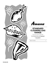 Amana AGR3530AA Use and Care