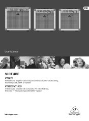 Behringer VT15CD Manual