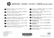 HP Designjet L26100 HP Designjet L26500 / L26100 / L28500 printer series - Add a new substrate type