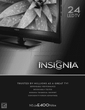 Insignia NS-24E400NA14 Information Brochure (English)