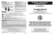 Lasko CT30710 User Manual