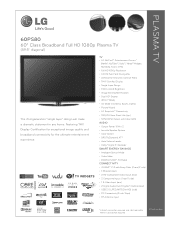 LG 60PS80 Specification (English)