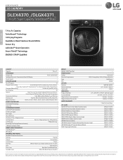 LG DLGX4371K Specification