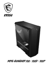 MSI MPG GUNGNIR 100D User Manual
