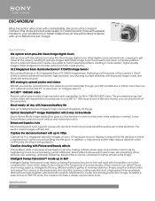 Sony DSC-WX300 Marketing Specifications (White model)