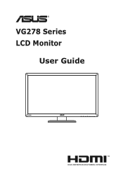 Asus VG278HV VG278HV Series User Guide for English Edition