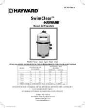 Hayward SwimClear™ Models: C2030 C3030 C4030 C5030 C7030 Spanish