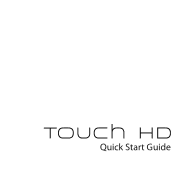 HTC Touch HD Quick Start Guide