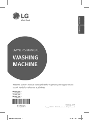 LG WD100CB Owners Manual