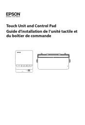 Epson 696Ui Installation Guide - Control Pad and Touch Unit