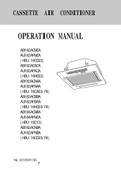 Haier HBU-18HC03 User Manual