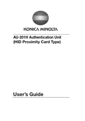 Konica Minolta bizhub 361 AU-201H User Guide