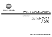 Konica Minolta bizhub C451 Parts Guide