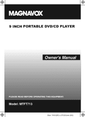 Magnavox MTFT713 Owners Manual