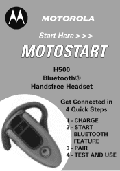 Motorola BLT04 H500 User Guide