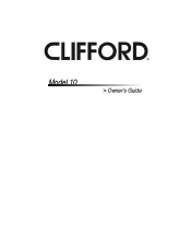 Clifford Matrix 10 Owners Guide