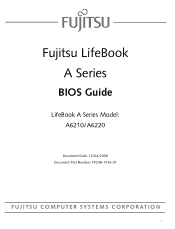 Fujitsu A6210 A6210, A6220 BIOS Guide