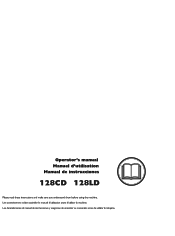 Husqvarna 128CD Owners Manual