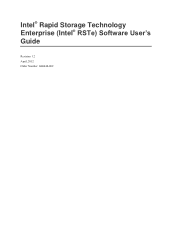 Intel S2600CO Software User Guide for Windows*