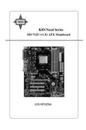 MSI K8N NEO4-F User Guide