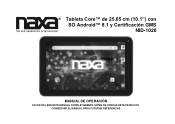 Naxa NID-1020 Spanish Manual