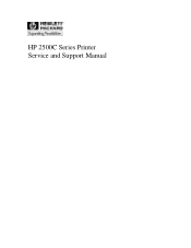 HP 2500c Service Manual
