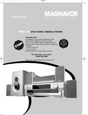Magnavox MRD250S98 User manual,  English (US)