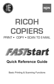 Ricoh Aficio MP C2051 Quick Reference Guide