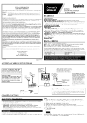 Symphonic CST204FE Owner's Manual