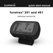 Garmin Foretrex 401 Quick Start Manual