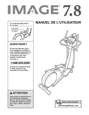 Image Fitness 7.8 Elliptical Canadian French Manual