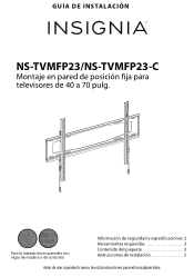 Insignia NS-TVMFP23 User Manual (Español)