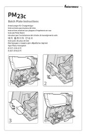 Intermec PM23c PM23c Batch Plate Instructions